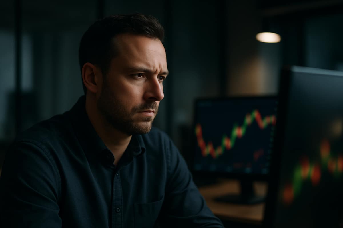A symbolic image for the trading article during news
